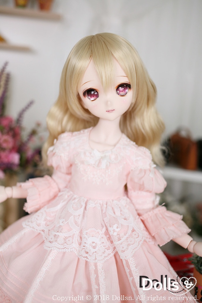SD DDサイズ耐熱ウイッグ 8~9インチ WM-004 (シャインブロンド)