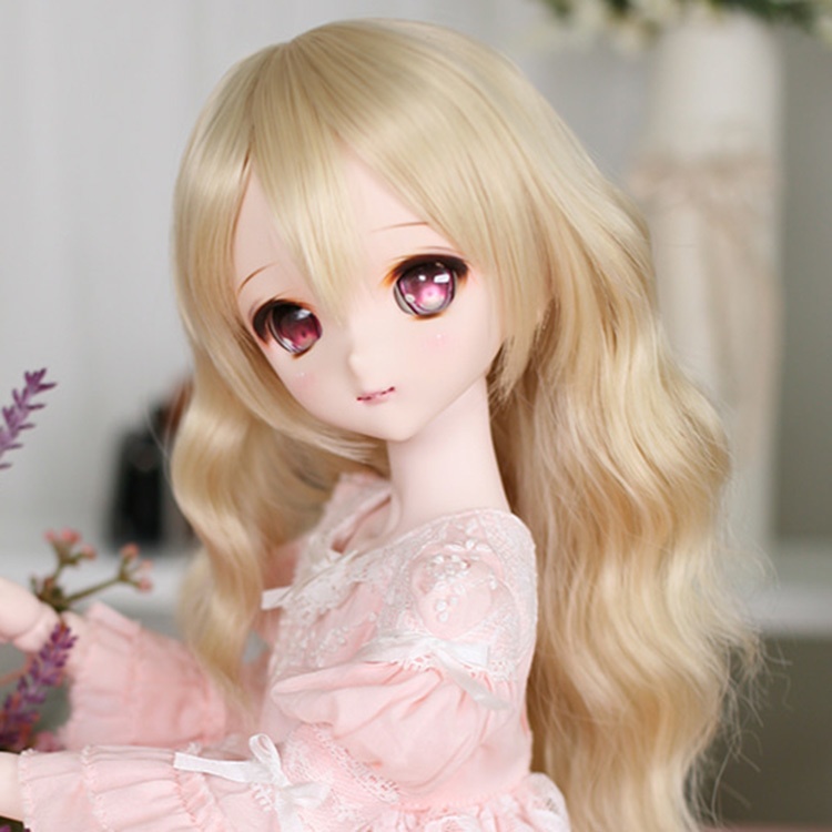 SD DDサイズ耐熱ウイッグ 8~9インチ WM-004 (シャインブロンド)