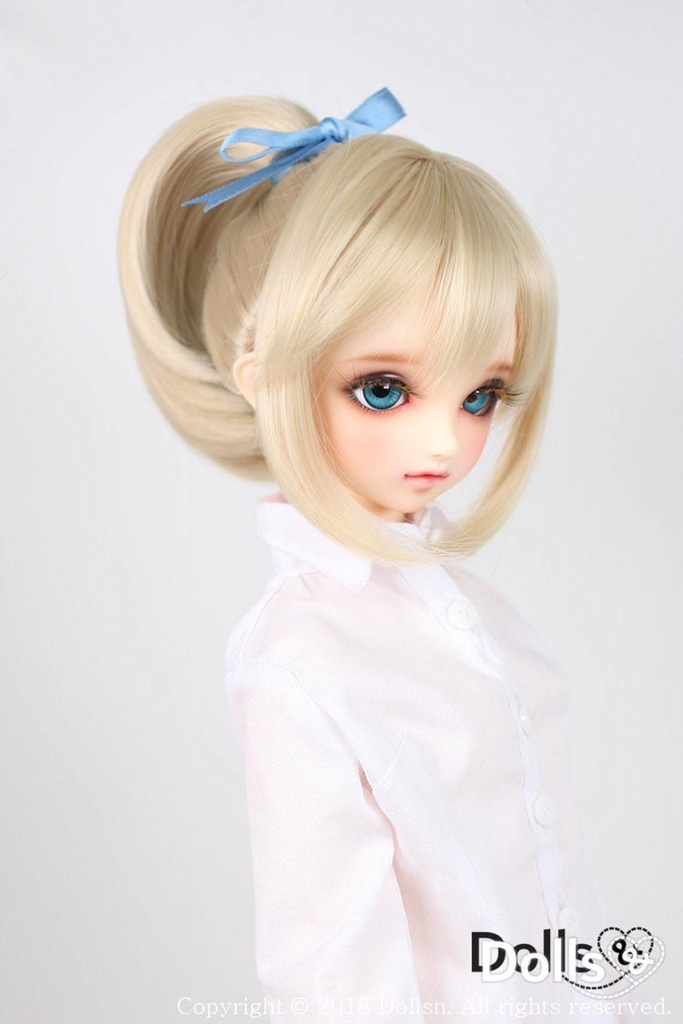 SD DDサイズ耐熱ウイッグ 8 インチ WM-006 (シャインブロンド)