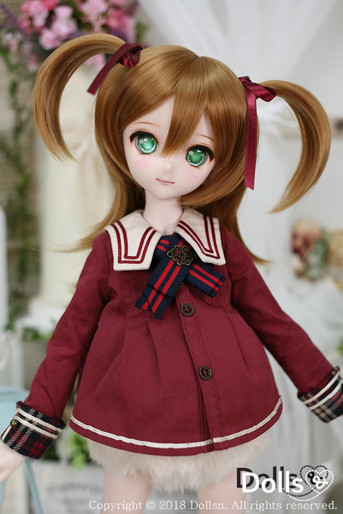 SD DDサイズ耐熱ウイッグ 8~9インチ WM-010 (シュガーキャラメル)
