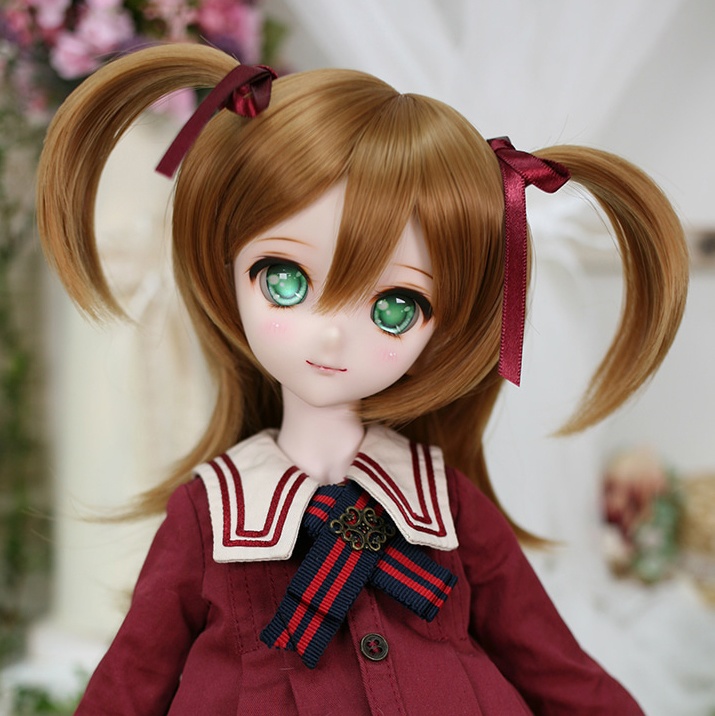 SD DDサイズ耐熱ウイッグ 8~9インチ WM-010 (シュガーキャラメル)