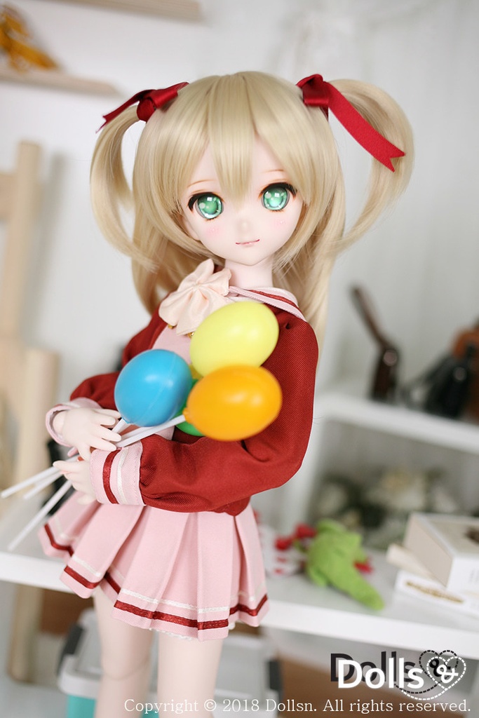 SD DDサイズ耐熱ウイッグ 8~9インチ WM-010 (シャインブロンド)