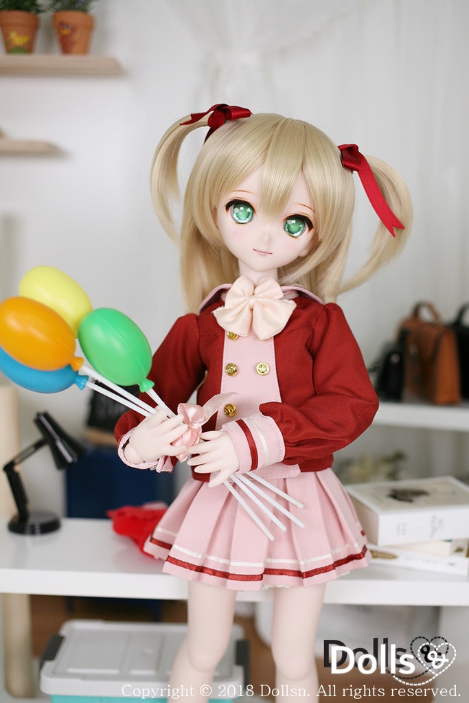 SD DDサイズ耐熱ウイッグ 8~9インチ WM-010 (シャインブロンド)