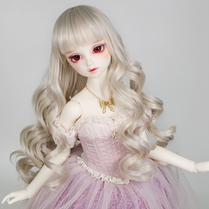 SD DDサイズ耐熱ウイッグ 8~9インチ WM-016 (カプチーノ)