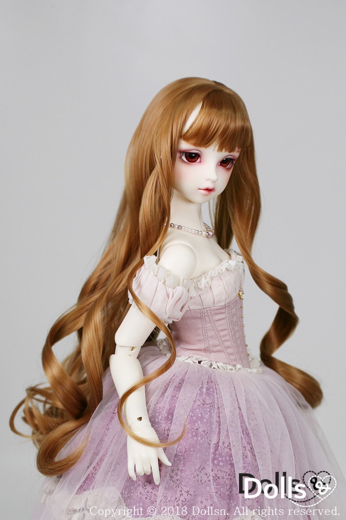 SD DDサイズ耐熱ウイッグ 8~9インチ WM-021 (シュガーキャラメル)