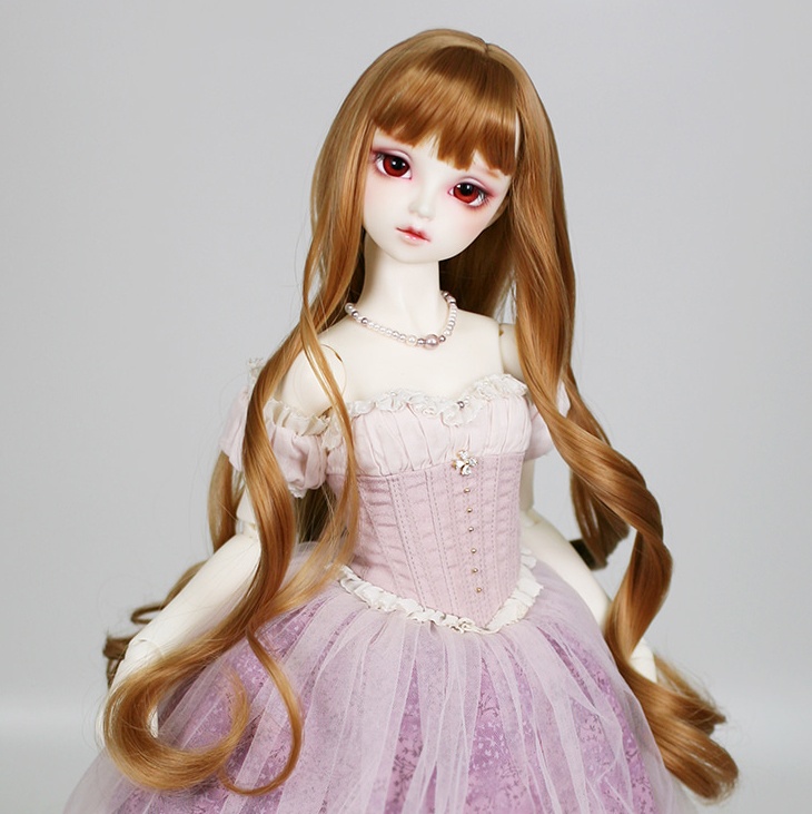 SD DDサイズ耐熱ウイッグ 8~9インチ WM-021 (シュガーキャラメル)