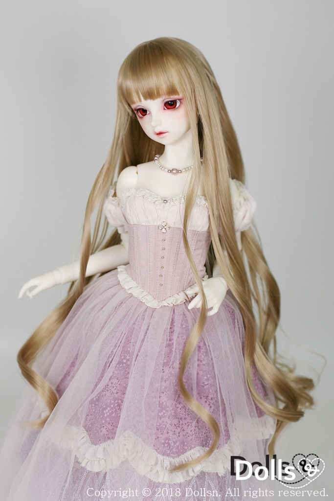 SD DDサイズ耐熱ウイッグ 8~9インチ WM-022 (クリームベージュ)