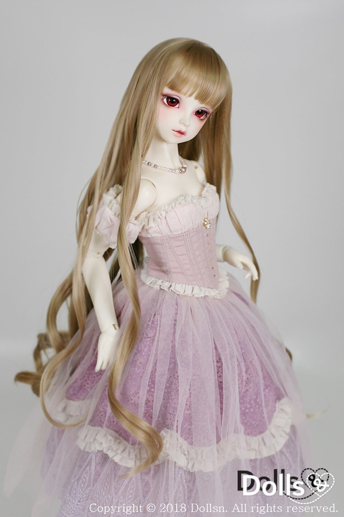 SD DDサイズ耐熱ウイッグ 8~9インチ WM-022 (クリームベージュ)