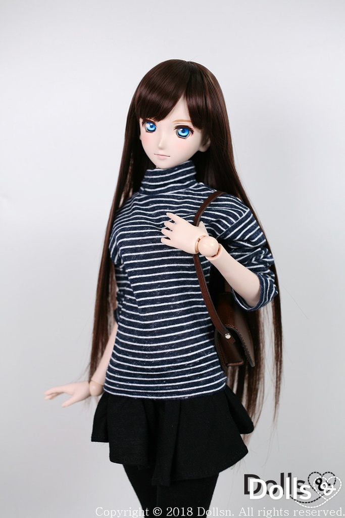 SD DDサイズ耐熱ウイッグ 8~9インチ WM-024 (チョコレート)