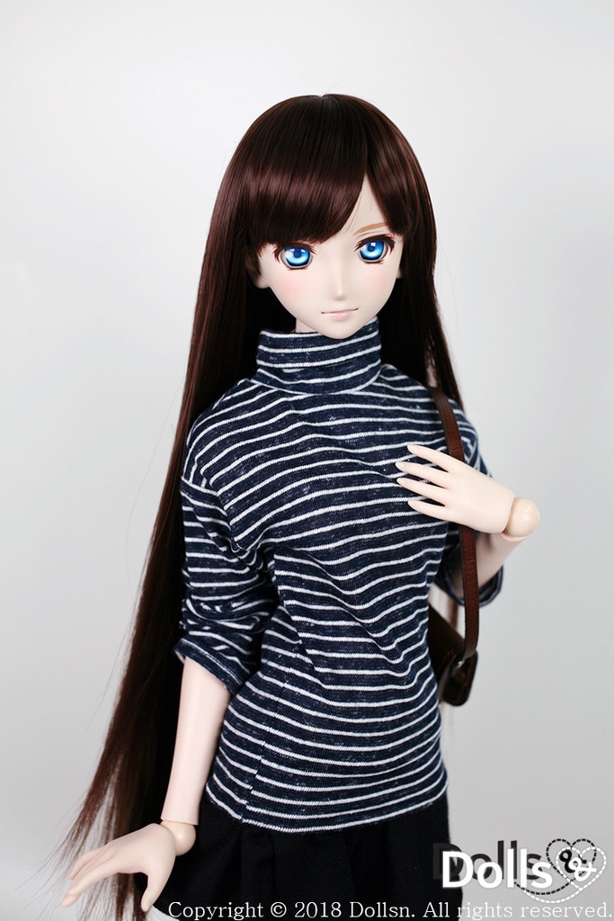 SD DDサイズ耐熱ウイッグ 8~9インチ WM-024 (チョコレート)