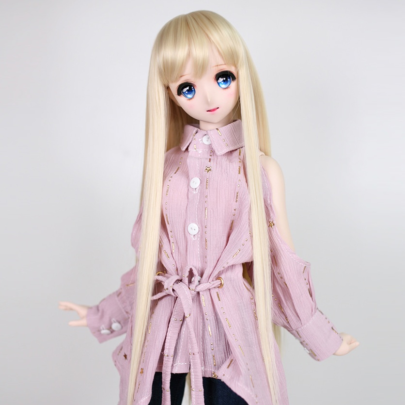 SD DDサイズ耐熱ウイッグ 8~9インチ WM-024 (シャインブロンド)
