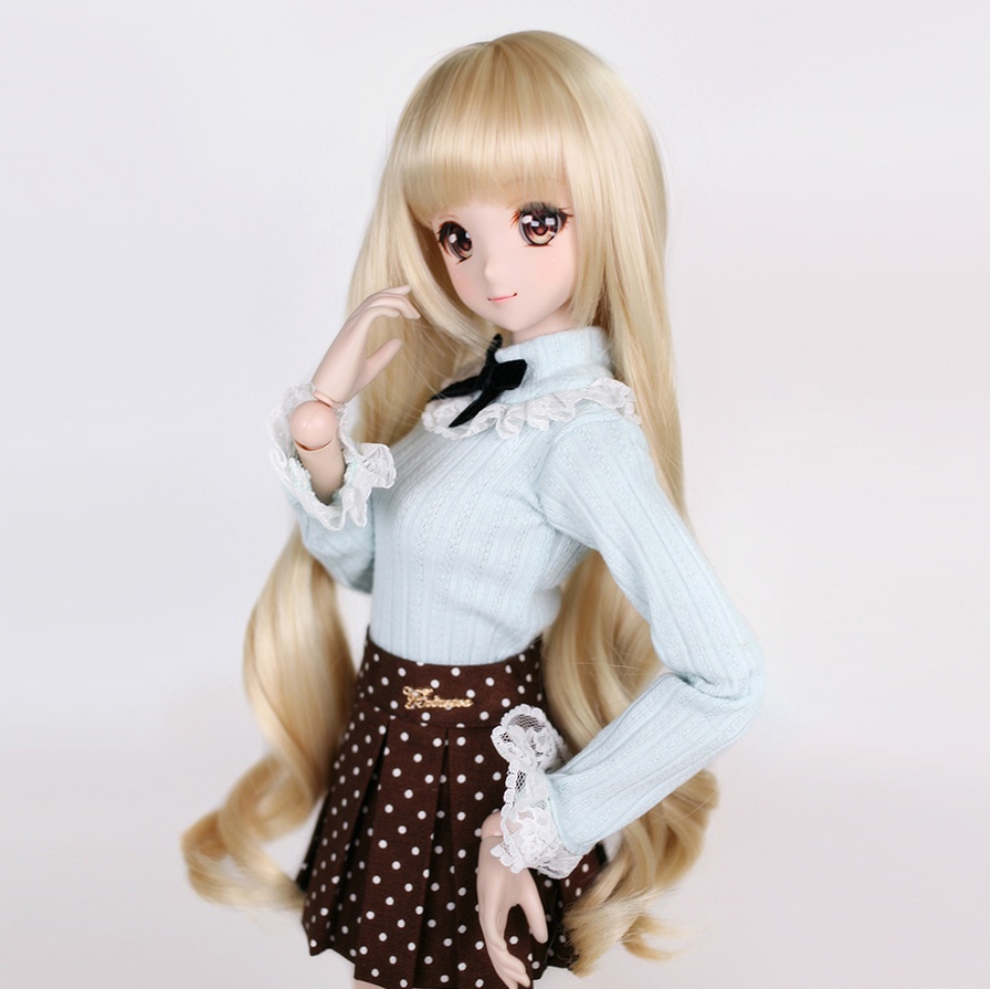 SD DDサイズ耐熱ウイッグ 8~9インチ WM-027 (シャインブロンド)