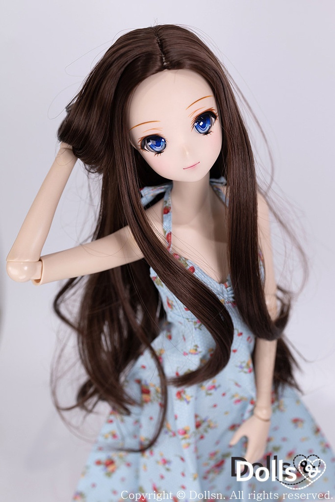 SD DDサイズ耐熱ウイッグ 8~9インチ WM-029 (チョコレート)