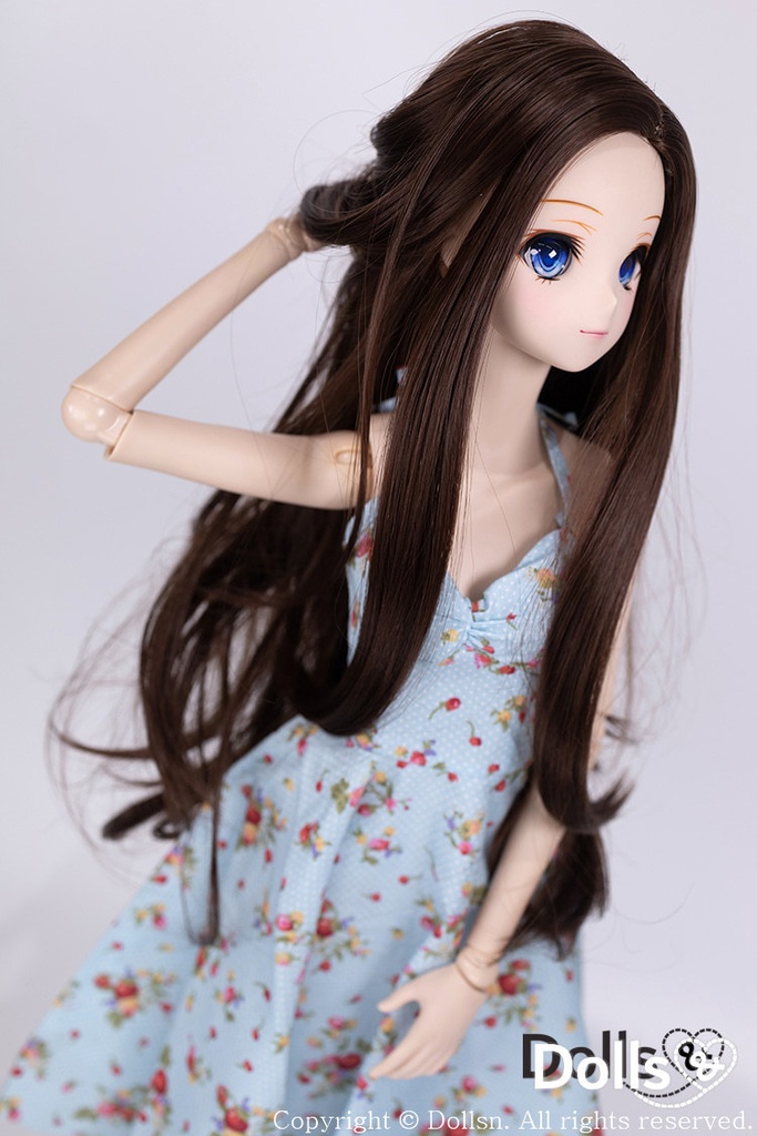 SD DDサイズ耐熱ウイッグ 8~9インチ WM-029 (チョコレート)
