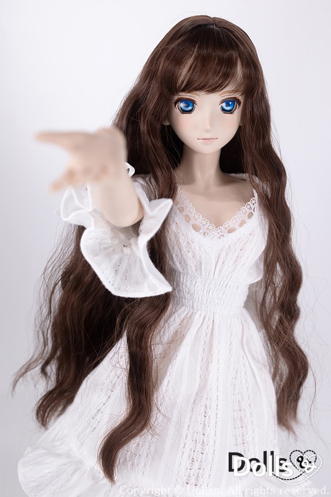 SD DDサイズ耐熱ウイッグ 8~9インチ WM-030 (チョコレート)