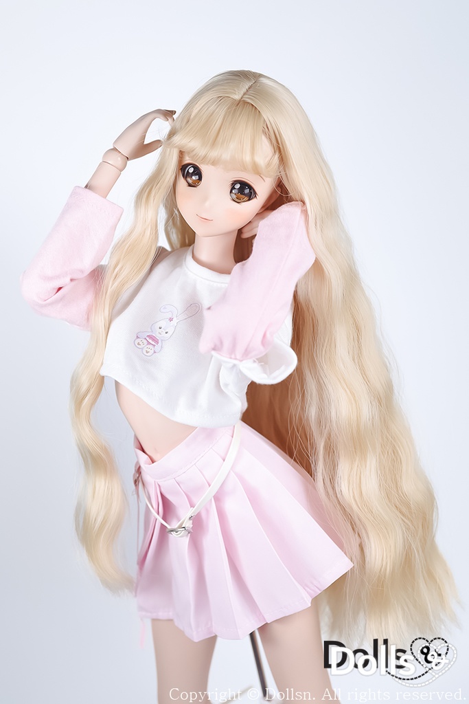 SD DDサイズ耐熱ウイッグ 8~9インチ WM-030 (シャインブロンド)