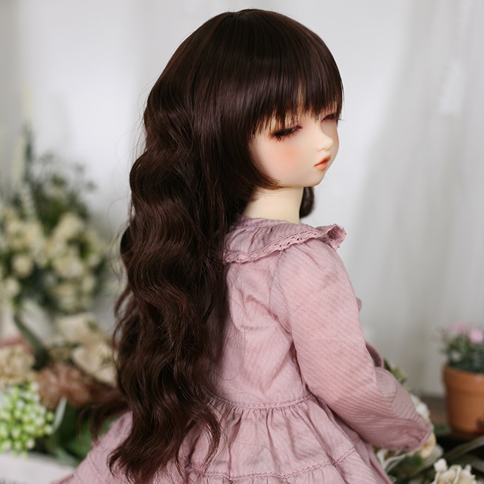 MSD SDMサイズ耐熱ウイッグ 7~8インチ WMM-004 (チョコレート)