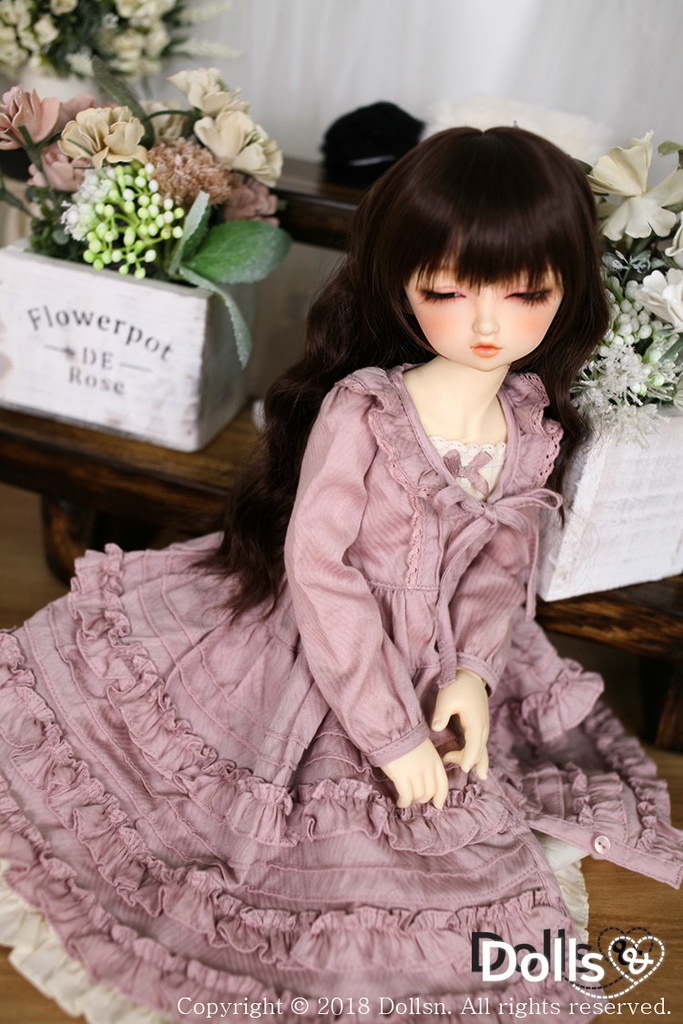 MSD SDMサイズ耐熱ウイッグ 7~8インチ WMM-004 (チョコレート)
