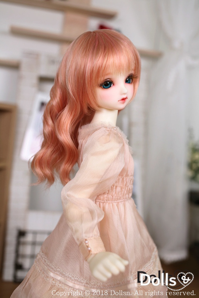 MSD SDMサイズ耐熱ウイッグ 7~8インチ WMM-009 (アプリコット)