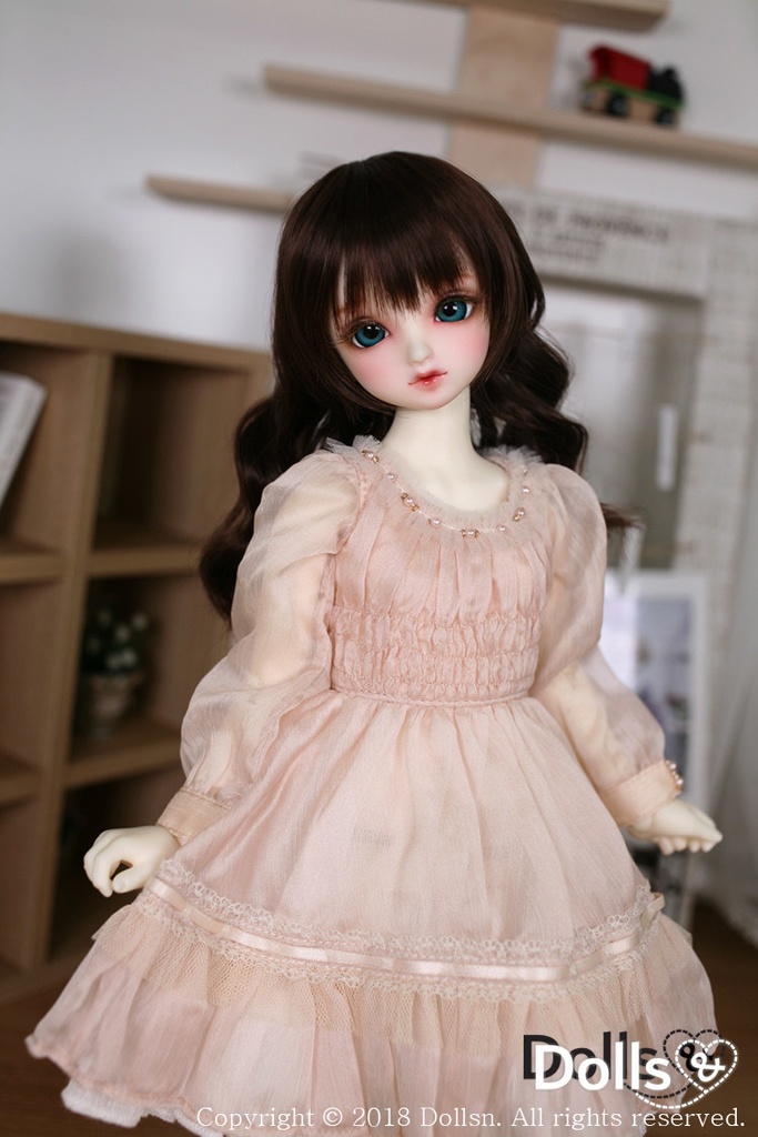 MSD SDMサイズ耐熱ウイッグ 7~8インチ WMM-009 (チョコレート)
