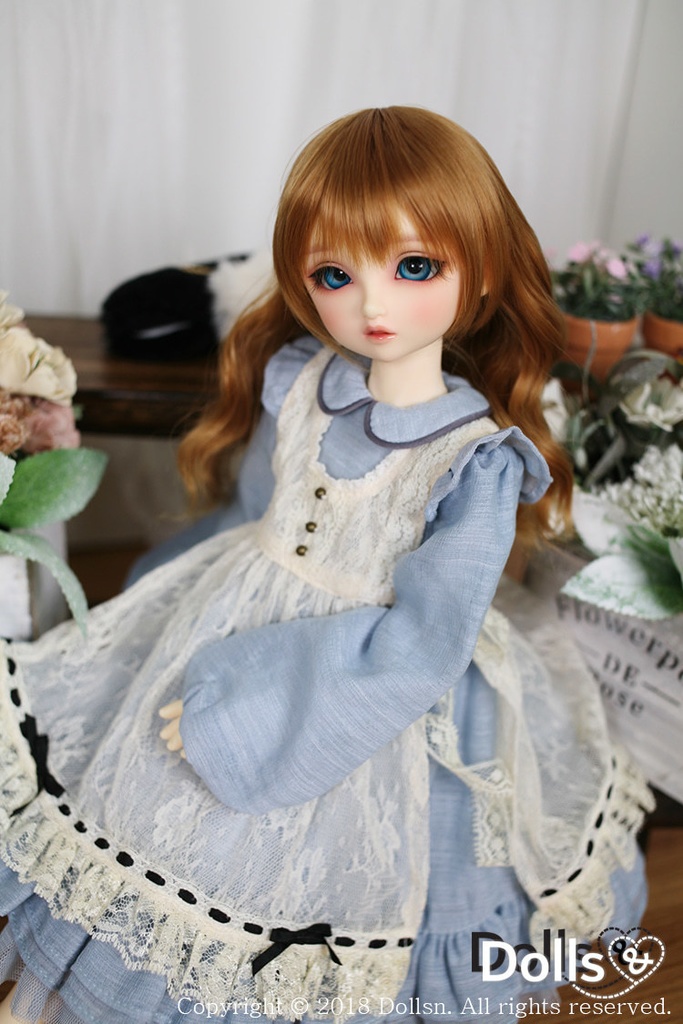 MSD SDMサイズ耐熱ウイッグ 7~8インチ WMM-009 (シュガーキャラメル)