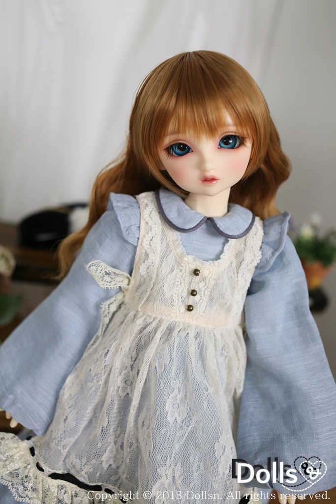 MSD SDMサイズ耐熱ウイッグ 7~8インチ WMM-009 (シュガーキャラメル)