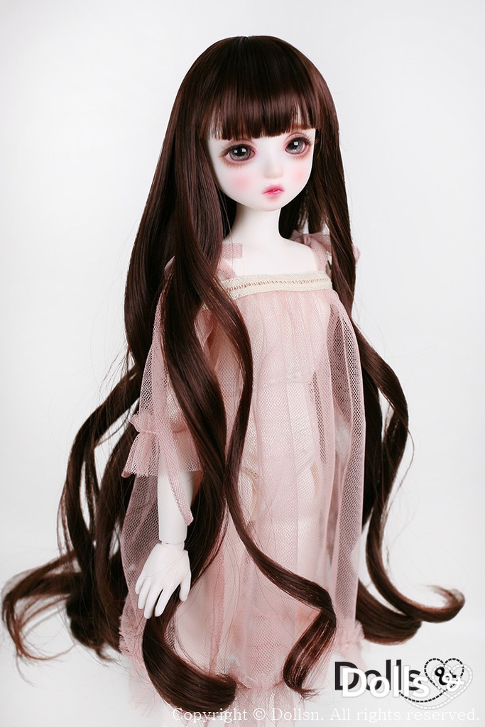 MSD SDMサイズ耐熱ウイッグ 7~8インチ WMM-022 (チョコレート)