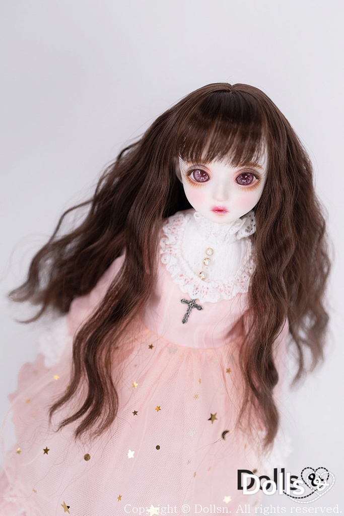 MSD SDMサイズ耐熱ウイッグ 7~8インチ WMM-030 (チョコレート)
