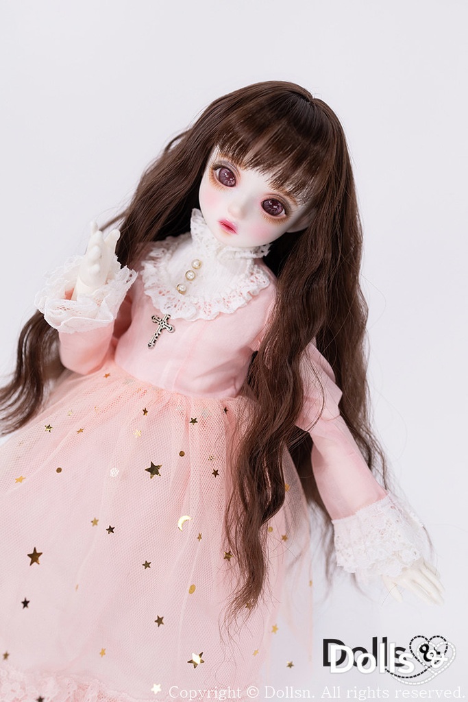 MSD SDMサイズ耐熱ウイッグ 7~8インチ WMM-030 (チョコレート)