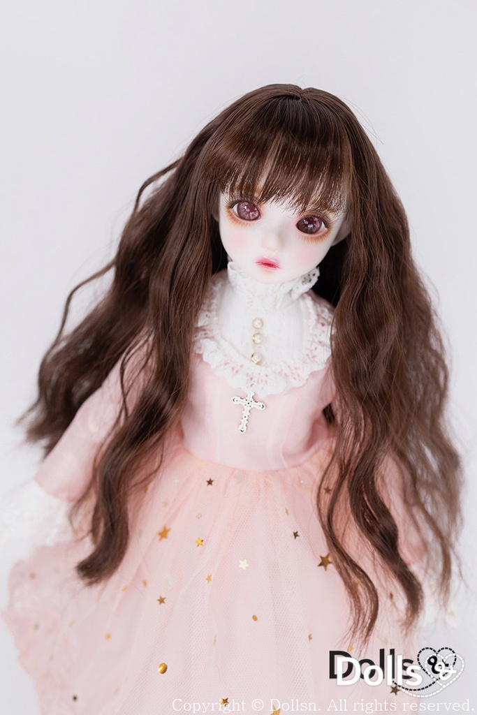 MSD SDMサイズ耐熱ウイッグ 7~8インチ WMM-030 (チョコレート)