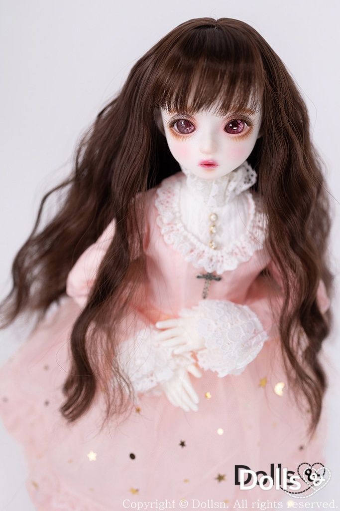 MSD SDMサイズ耐熱ウイッグ 7~8インチ WMM-030 (チョコレート)