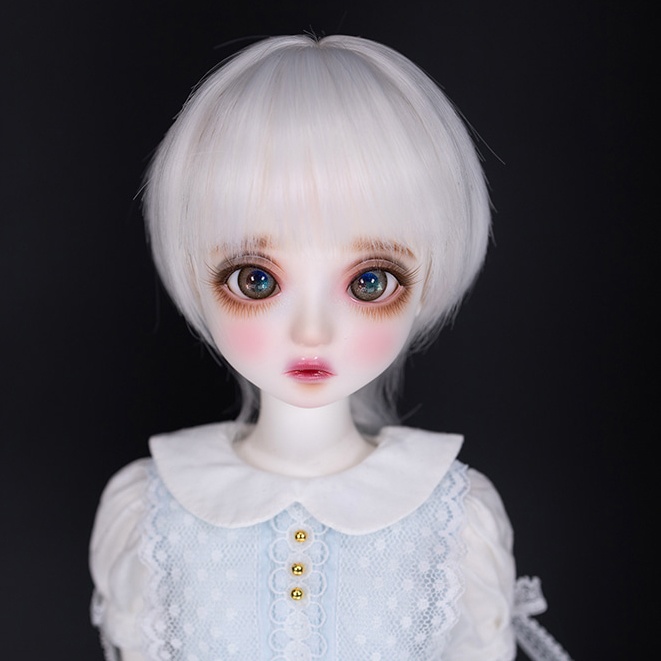 MSD SDMサイズ耐熱ウイッグ 7~8インチ WMM-031 (ロイヤルミルク)