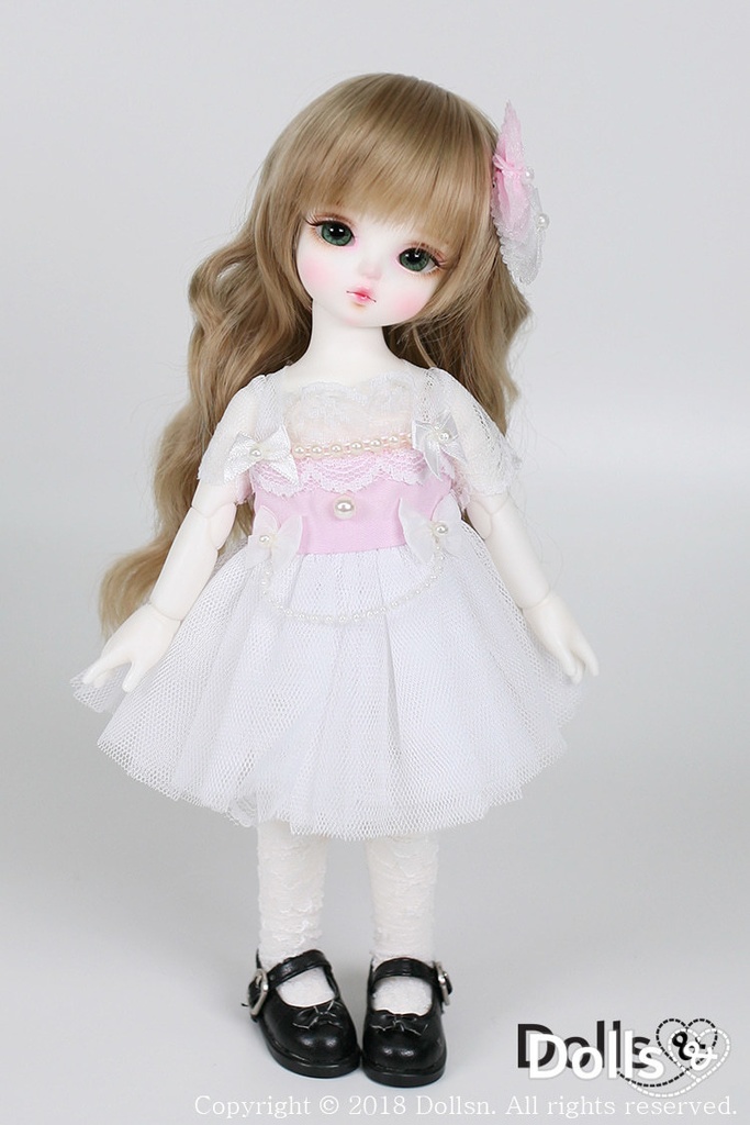 YOsd 幼SD サイズ耐熱ウイッグ 6~7インチ WS-004 (クリームベージュ)