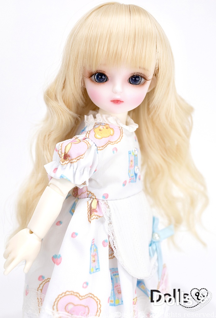 YOsd 幼SD サイズ耐熱ウイッグ 6~7インチ WS-004 (シャインブロンド)