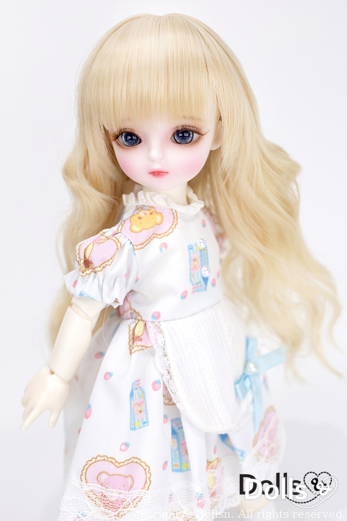 YOsd 幼SD サイズ耐熱ウイッグ 6~7インチ WS-004 (シャインブロンド)