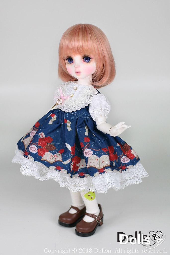 YOsd 幼SD サイズ耐熱ウイッグ 6~7インチ WS-007 (アプリコット)