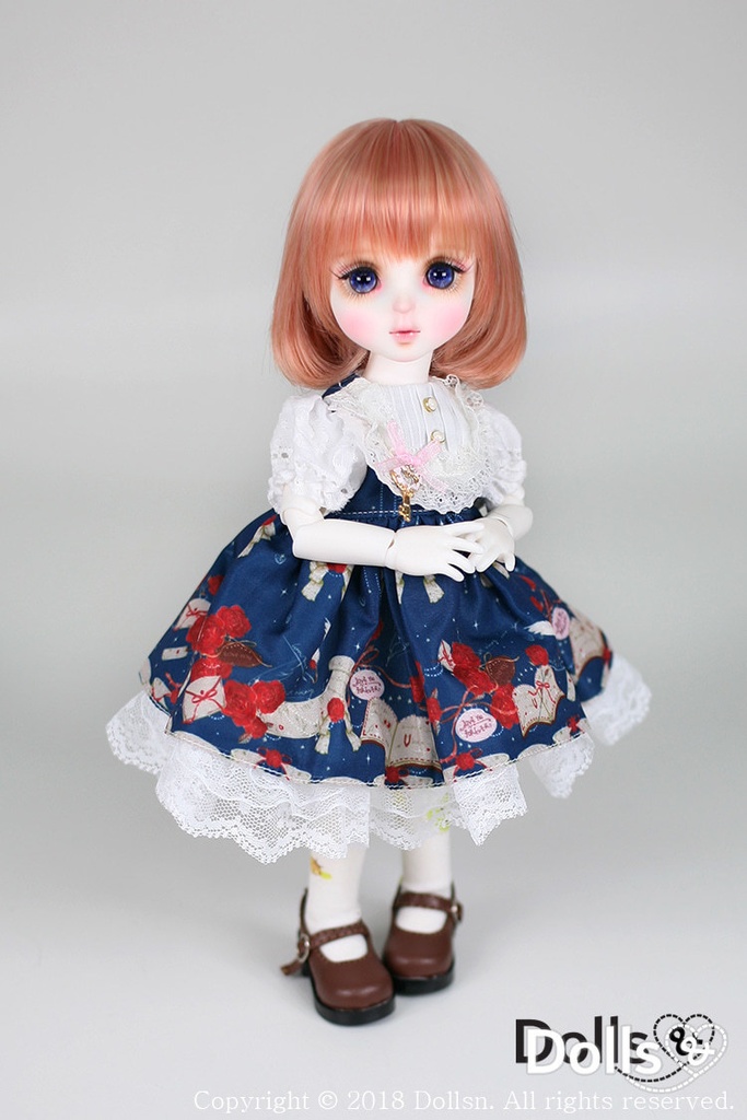 YOsd 幼SD サイズ耐熱ウイッグ 6~7インチ WS-007 (アプリコット)