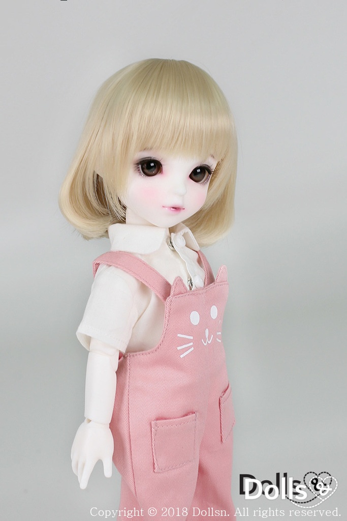 YOsd 幼SD サイズ耐熱ウイッグ 6~7インチ WS-007 (シャインブロンド)