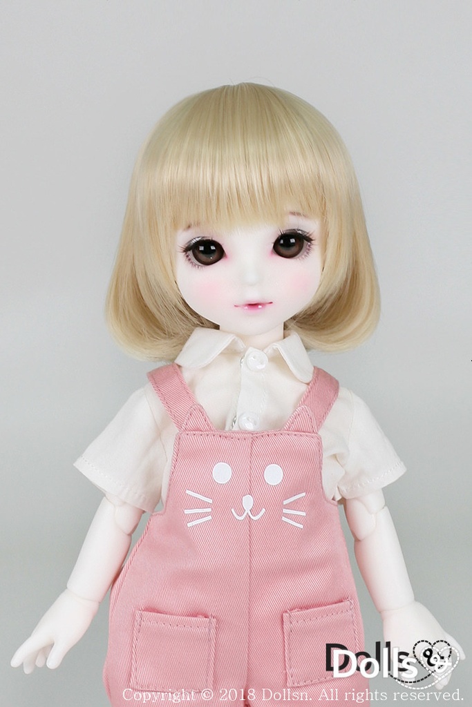 YOsd 幼SD サイズ耐熱ウイッグ 6~7インチ WS-007 (シャインブロンド)