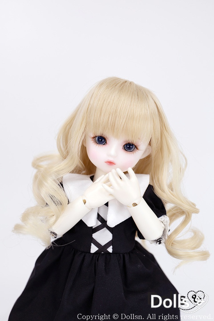 YOsd 幼SD サイズ耐熱ウイッグ 6~7インチ WS-016 (シャインブロンド)