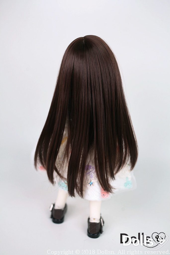 YOsd 幼SD サイズ耐熱ウイッグ 6~7インチ WS-024 (チョコレート)