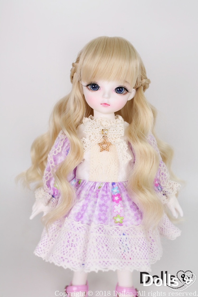 YOsd 幼SD サイズ耐熱ウイッグ 6~7インチ WS-025 (シャインブロンド)