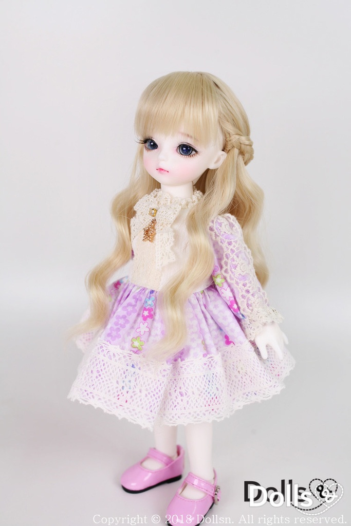 YOsd 幼SD サイズ耐熱ウイッグ 6~7インチ WS-025 (シャインブロンド)