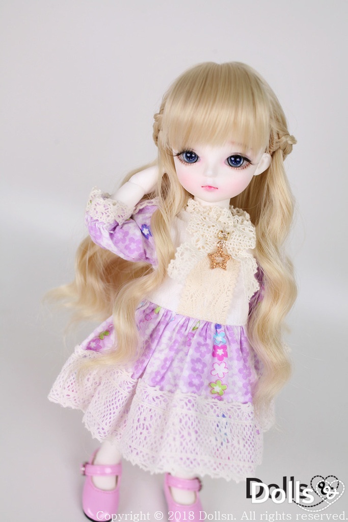 YOsd 幼SD サイズ耐熱ウイッグ 6~7インチ WS-025 (シャインブロンド)