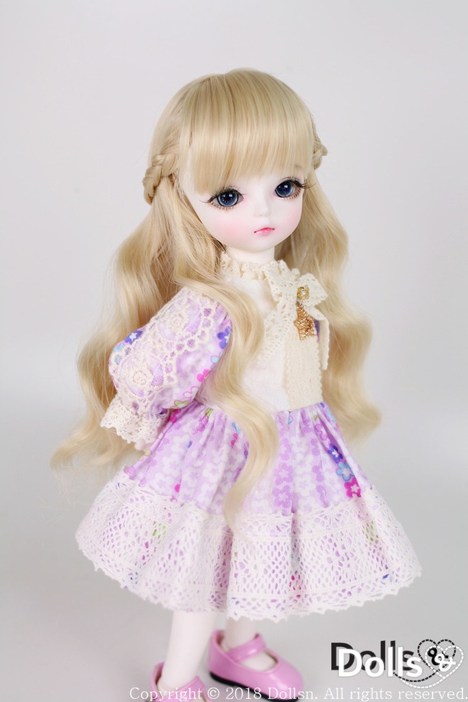 YOsd 幼SD サイズ耐熱ウイッグ 6~7インチ WS-025 (シャインブロンド)