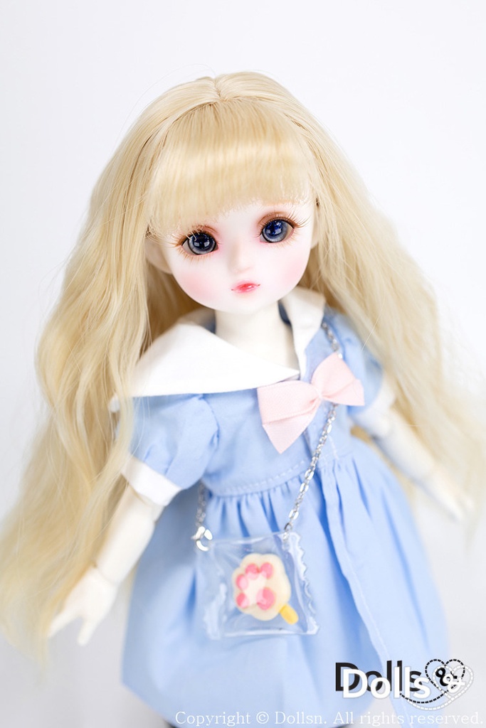 YOsd 幼SD サイズ耐熱ウイッグ 6~7インチ WS-030 (シャインブロンド)
