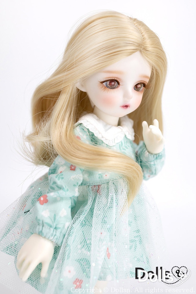 YOsd 幼SD サイズ耐熱ウイッグ 6~7インチ WS-032 (シャインブロンド)