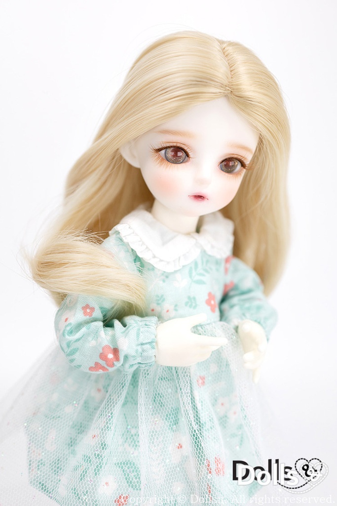 YOsd 幼SD サイズ耐熱ウイッグ 6~7インチ WS-032 (シャインブロンド)
