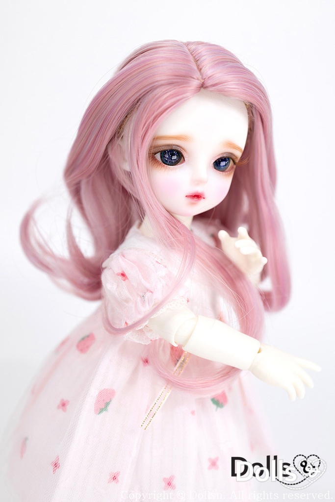 YOsd 幼SD サイズ耐熱ウイッグ 6~7インチ	WS-032 (インディピンク)