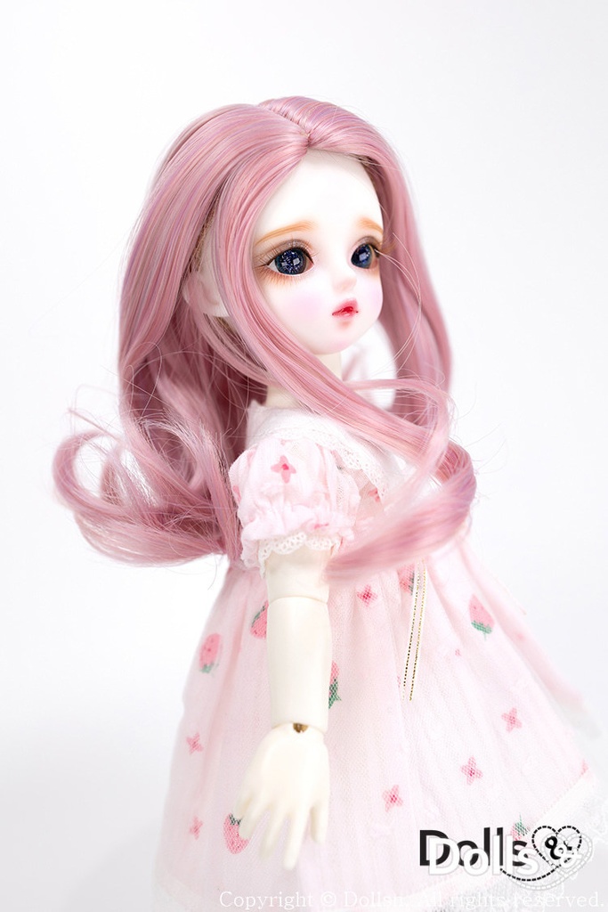 YOsd 幼SD サイズ耐熱ウイッグ 6~7インチ	WS-032 (インディピンク)